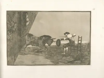 Martinchova smělost na zaragozském náměstí, Francisco de Goya