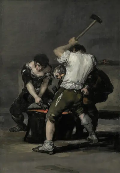 The Forge av Francisco de Goya