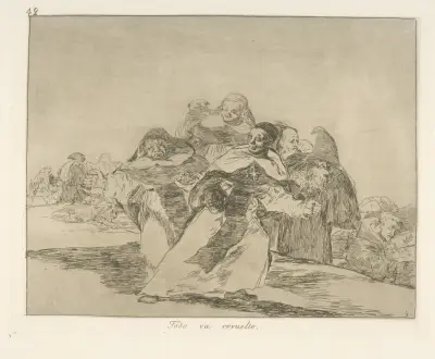 Alles war in Unordnung von Francisco de Goya