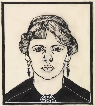 Bildnis einer Frau von Julie de Graag