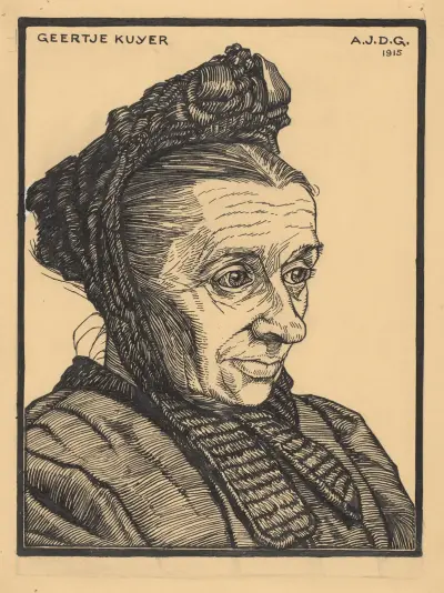 Porträt von Geertje Kuyer. Laren von Julie de Graag