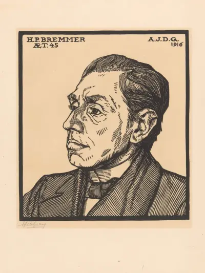 Bildnis von Hendricus Petrus Bremmer von Julie de Graag