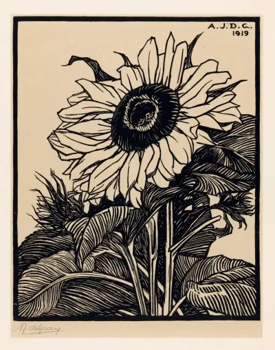 Sonnenblume von Julie de Graag