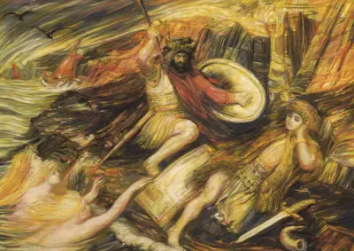 La mort de Siegfried av Henry de Groux