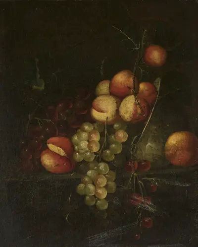 Still life – apples and grapes av Cornelis de Heem