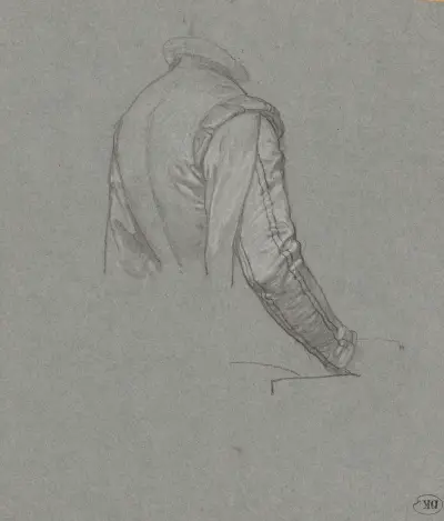 Back and Arm of the Artist Pieter Neefs I av Nicaise De Keyser