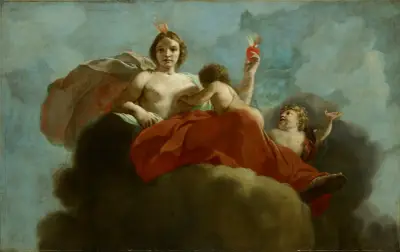 Caritas; alegoryczne przedstawienie opieki nad trędowatymi i sierotami, Gerard de Lairesse