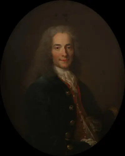 Portrait de Voltaire (1694-1778) en 1718 av Nicolas de Largillière