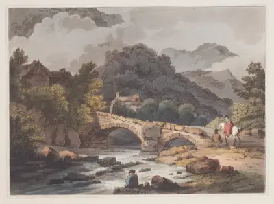 Brathay Bridge, Philip James de Loutherbourg