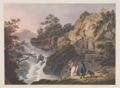 Vodopád na Llugwy, Philip James de Loutherbourg