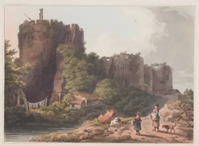 Chepstow Castle v Monmouthshire, Philip James de Loutherbourg