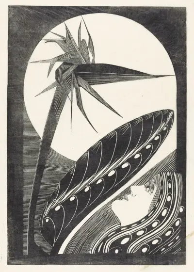 Uitgebloeide strelitzia, Samuel Jessurun de Mesquita