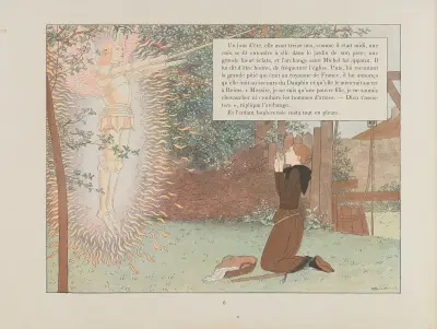 Jeanne d’Arc, Tafel 3 von Louis Maurice Boutet de Monvel