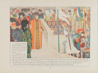 Jeanne d’Arc Pl. 21 von Louis Maurice Boutet de Monvel