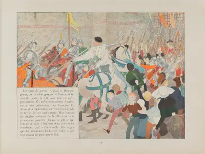 Jeanne d’Arc, Tafel 26 von Louis Maurice Boutet de Monvel