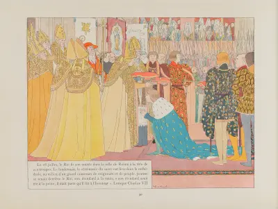 Jeanne d’Arc, Tafel 27 von Louis Maurice Boutet de Monvel