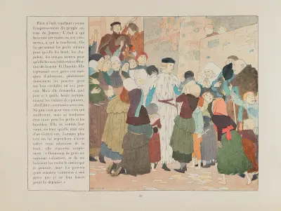 Jeanne d’Arc, Tafel 29 von Louis Maurice Boutet de Monvel