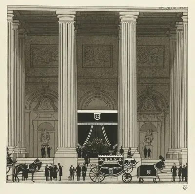 Le dernier carrosse, 1920 – Nr. 2 von Bernard Boutet de Monvel