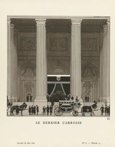 Le dernier carrosse, 1920 – Nr. 1 von Bernard Boutet de Monvel