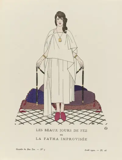 Les beaux jours de fez, ou, la fatma improvisée, 1920 – Nr. 1 von Bernard Boutet de Monvel