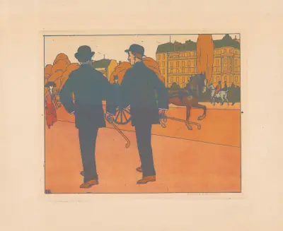 Les Marcheurs von Bernard Boutet de Monvel