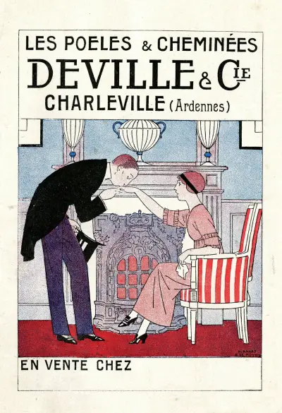 Les poêles & cheminées Deville & Cie von Bernard Boutet de Monvel