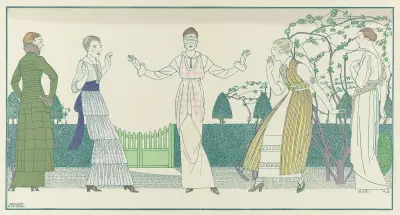 Les yeux innocents, 1914 – Nr. 2 von Bernard Boutet de Monvel