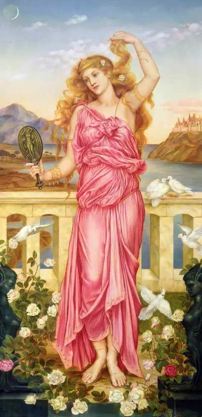 Helen Of Troy, 1898 – nr 2 av Evelyn De Morgan