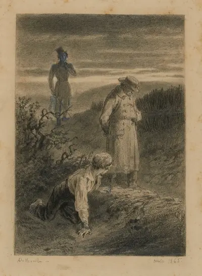 Montparnasse à la chasse La mère Plutarque n’est pas embareassée pour expliquer un phénomène av Alphonse Marie de Neuville