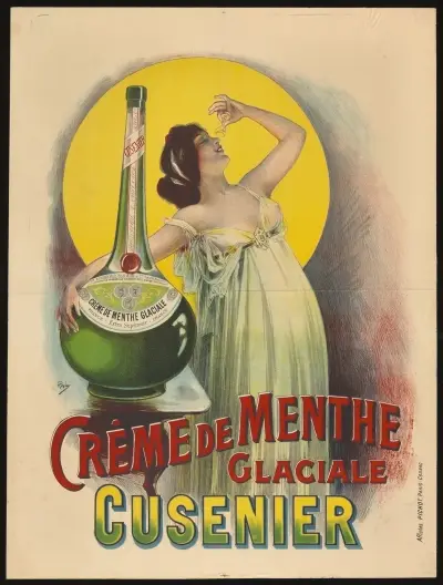 Crême de Menthe, Glaciale, Cusenier, Pal (Jean de Paleologue)