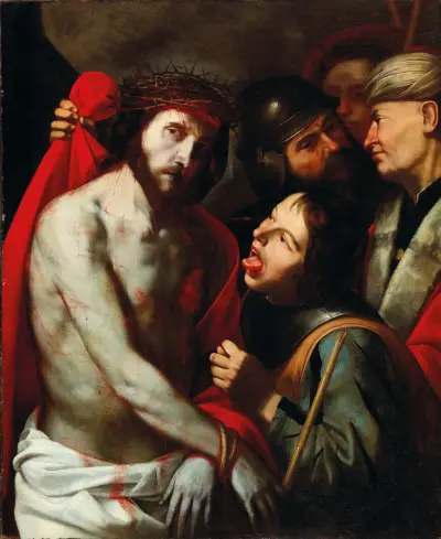 The Mocking of Christ av Jusepe de Ribera