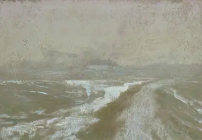 Winter Landscape av Rodolphe De Saegher