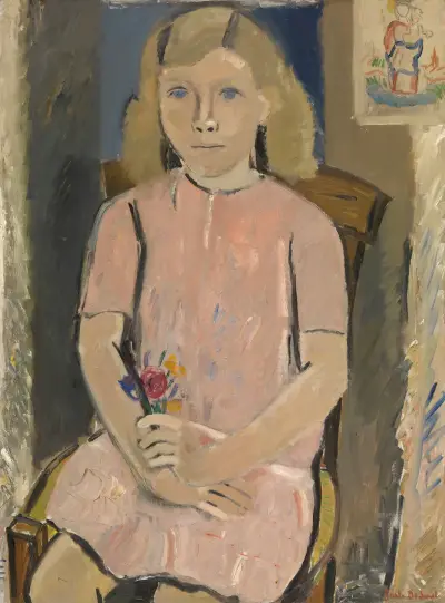 Mädchen in Rosa von Gustave De Smet