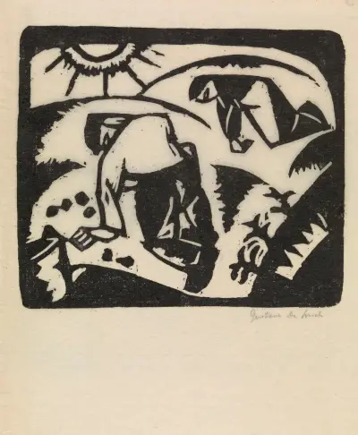 Kartoffelernte von Gustave De Smet