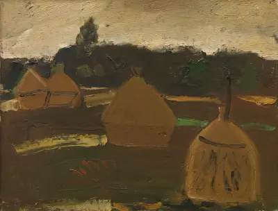 Heuhaufen von Gustave De Smet