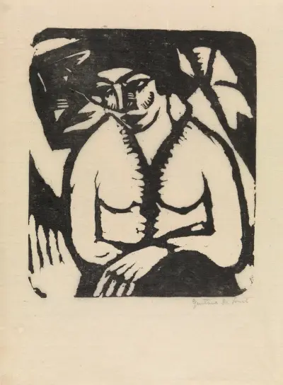 Sitzende Frau von Gustave De Smet