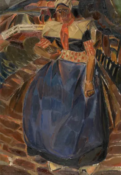 Frau aus Spakenburg von Gustave De Smet