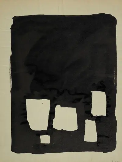 Der Hai und die Möwe von Nicolas De Staël