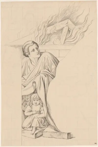Angstige figuren (Sodom) av David Humbert de Superville