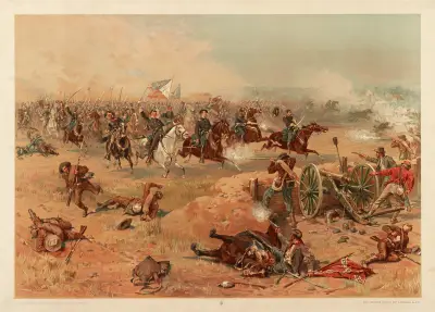 Sheridan’s final charge at Winchester von Thure de Thulstrup