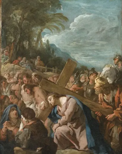 Le portement de Croix av Jean-François de Troy