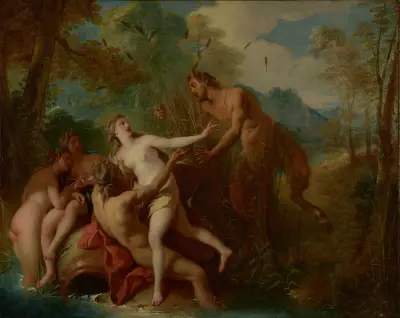 Pan and Syrinx, 1722 av Jean-François de Troy