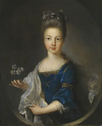 Portrait Of Princess Luisa Maria Theresa Stuart (1692-1712) av Jean-François de Troy