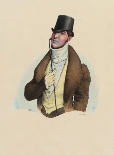 Fashionable av Charles-Joseph Traviès de Villers