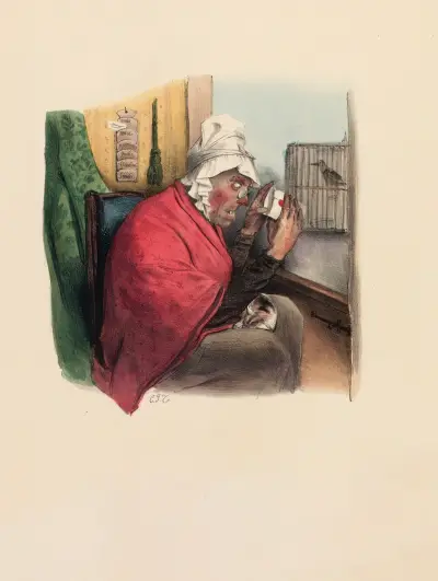 La portière av Charles-Joseph Traviès de Villers