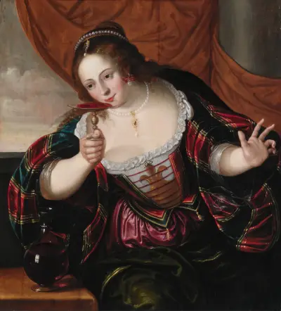 Portrait of a Lady – nr 1 av Cornelis de Vos