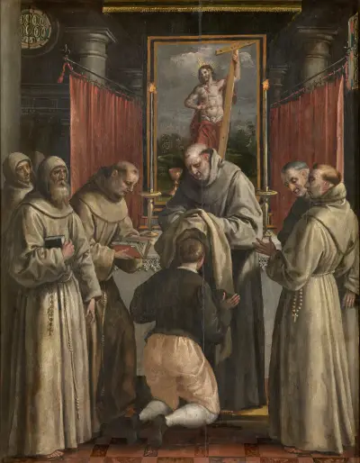 Saint Didacus Receives the Orderly Robe, Maerten De Vos
