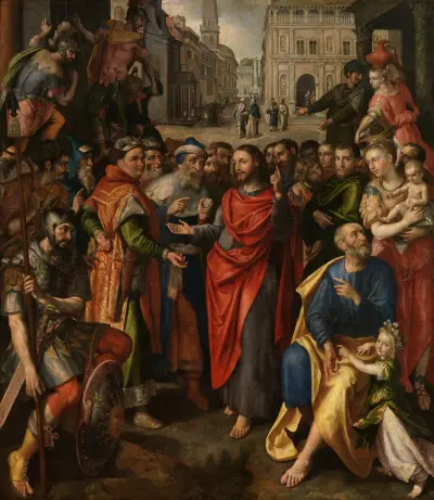 Then give to Caesar what is Caesar’s av Maerten De Vos