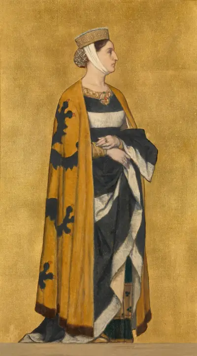 Margaret of Flanders, Daughter of Baldwin of Constantinople av Albrecht De Vriendt