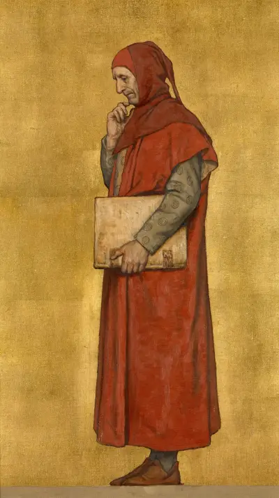 The Man of Letters Gillis de Wevel av Albrecht De Vriendt